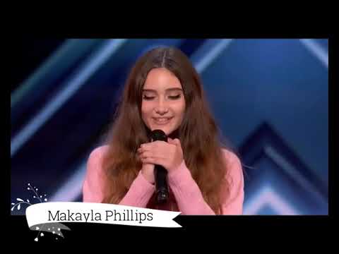 Makayla Phillips sings - America's Got Talent (2018)