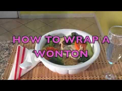 Chinese Dumplings-How to Wrap Wontons Vietnamese Dumplings
