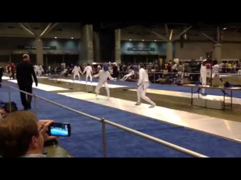 Frank vs Weiss: US North American Cup: Division 1 Men's Epee 2012
