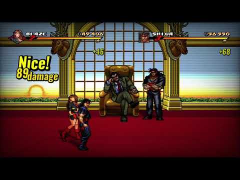 Streets of Rage 4 - Arcade - Hard - Shiva/Mr. X Boss Fight
