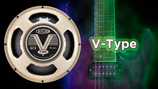 Video thumbnail for Celestion V-Type clean, crunch and high gain demonstration by Thevon