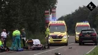 preview picture of video 'Motorrijder (20) zwaargewond bij ongeval op Gemeentenweg in Dongen'