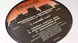 Marshall Jefferson -- I Found You (Renaissance Dub)