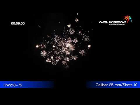 Батарея салютов Maxsem, 1"-10 залпов, SATURN, GW218-75