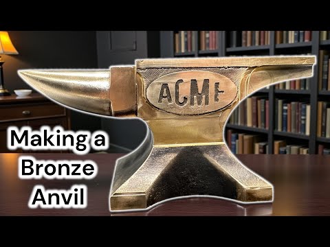 Casting a Bronze Anvil
