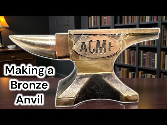 Casting a Bronze Anvil
