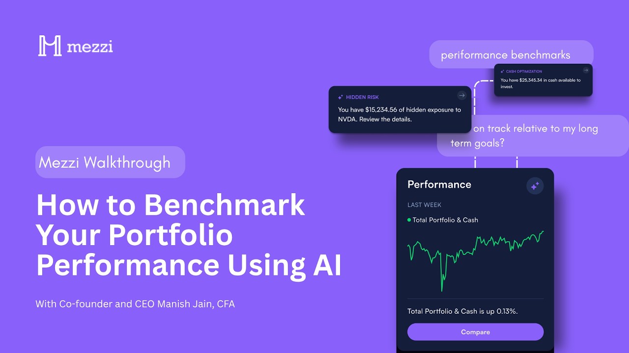 How to Benchmark Your Portfolio Performance Using AI (Mezzi Walkthrough) video thumbnail