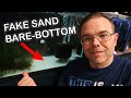 Fake Sand Painting A Bare Bottom Aquarium