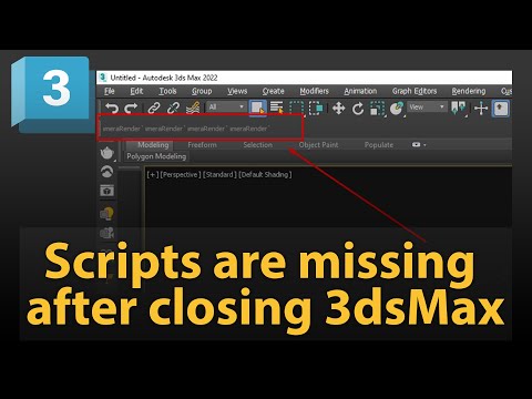 Scripts are missing after closing 3dsMax - How to fix it?