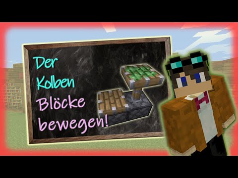 Redstone School Episode 11 - Pistons and Redstone Blocks - Moving Blocks - Shifting Signals