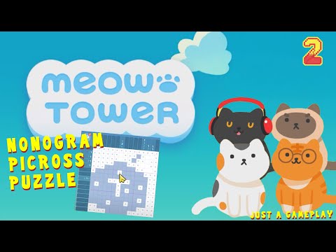 Meow Tower: Nonogram (Picross) #2 Just a gameplay - YouTube