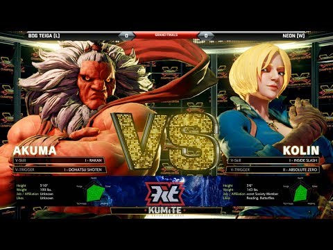 [SFVCE] Grand Finals - Teiga (Akuma/Kage) vs Neon (Kolin) - KIT 2020