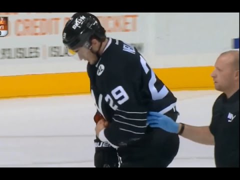 David Backes Hit on Brock Nelson - Interference Penalty