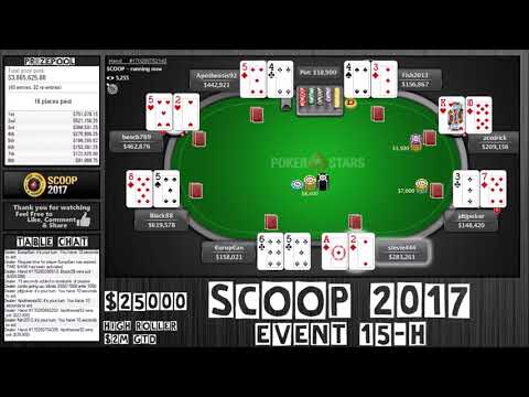 SCOOP 2017 Event 15 H $25000 High Roller Cards Up   Final Table replay   Pokerstars