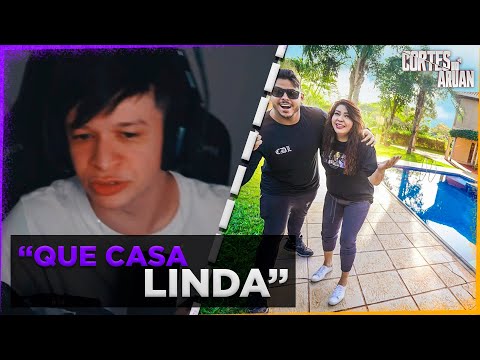 A MELHOR CASA DE TODAS?!🏠 | ARUAN REAGE A ESSA É A CASA NOVA DA MINHA MÃE ❤️ (RENATO GARCIA)