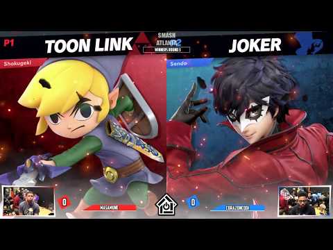 Smash Atlanta Arcadian 2019 - Masamune(Toon Link/Lucina) VS CorazonCodi(Joker/Roy) - W. Round 3
