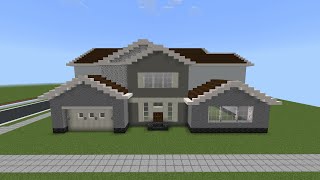 How To Build A Suburban House 🏠 In Minecraft Tutorial 658