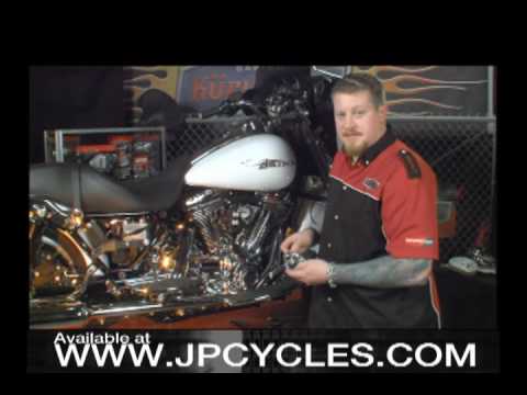 Kuryakyn Chrome Tappet Block installation.  Brought to you by J&P Cycles.