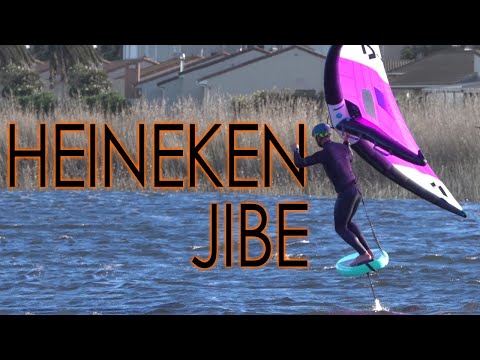 Wing Foil: Heineken Jibe (detailed tutorial)