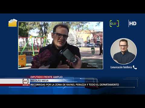 NICOLAS MESA, DIPUTADO FRENTE AMPLIO,RECORRIDAS POR LA ZONA DE RAFAEL PERAZZA Y TODO EL DEPARTAMENTO