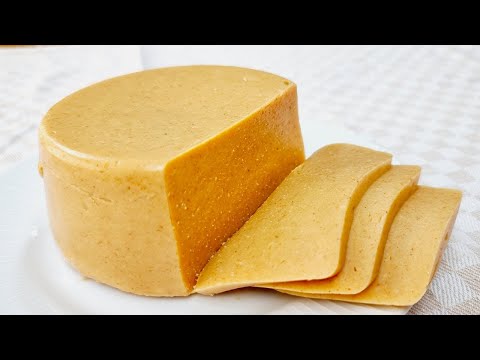 Easy VEGAN CHEESE to SLICE and MELT - Quick, Delicious, Cheap and Healthy (No Dairy)