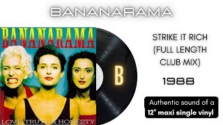 👉📀 Bananarama - Strike It Rich (Full Lenght Club Mix) | 12'' Maxi Single Vinyl Rip 1988