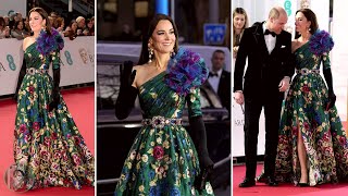 Princess Catherine Dazzled in Her McQueen Gown and Glittering Heels on The Red Carpet