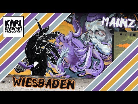 Graffiti / Streetart aus Wiesbaden & Mainz - Germany - Music by WOWA and Eckskwisit