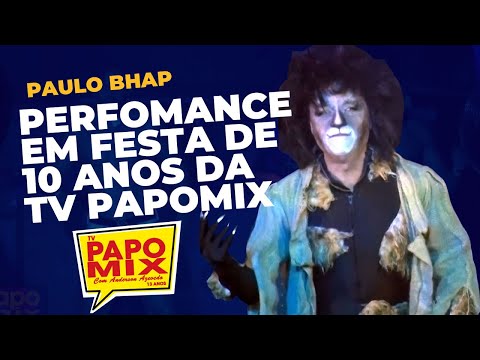 Performance de Paulo Bhap especial de 10 anos do PapoMix | Arquivo PapoMix