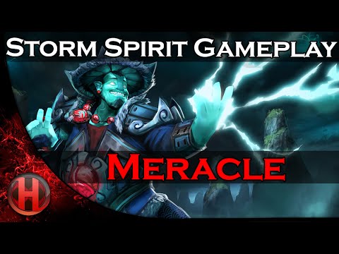 Meracle Storm Spirit Gameplay Dota 2