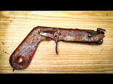 Restoration Of Old Rusty Spark Lighter Gun