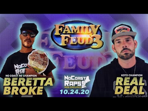Beretta Broke vs Real Deal - No Coast Raps | Family Feud 3