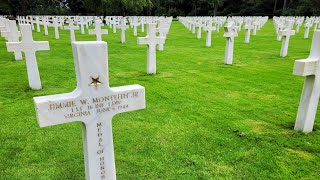 Visiting WWII American Cemetery at Omaha Beach, France