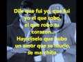 dile que fui yo falsetto y sammy letra 