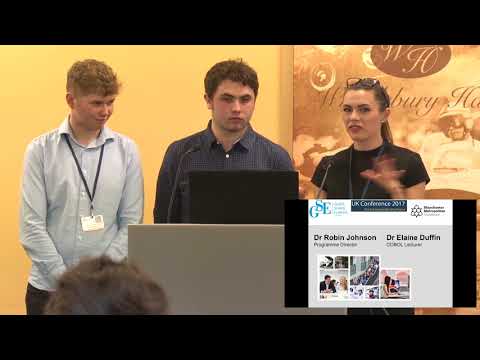 GSE UK Conference 2017 - MMU - Robin Johnson