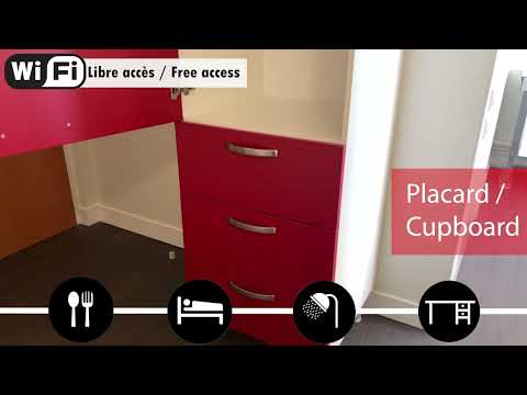 Logement Studio PMR 16m² CAEN CAMPUS 1 - CROUS NORMANDIE