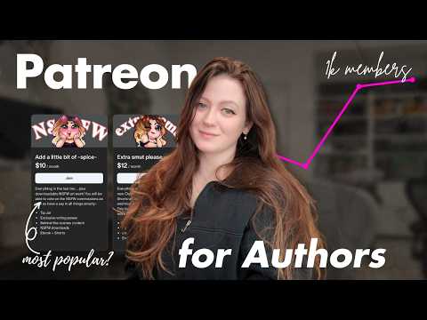 how to use patreon as an author 💸👩🏼‍💻 tips & how I make it work! | author income streams pt. 1