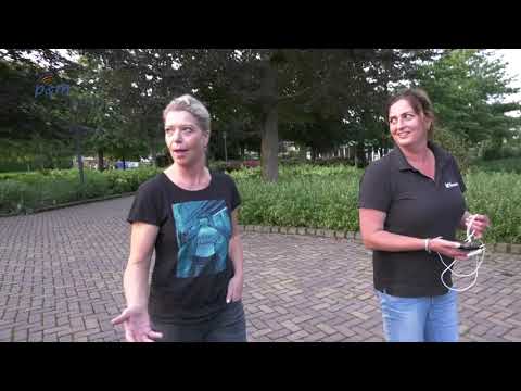 Hoogwater in Kessel-Eik: bewoners kanoën in de tuin