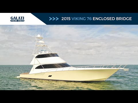 Viking 76 Enclosed Bridge video