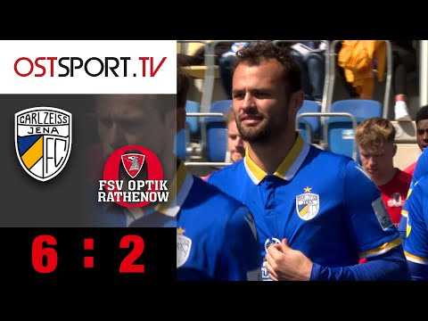 FCC schießt Optik ab! Eisele trifft und trifft: Jena - Rathenow 6:2 | Regionalliga Nordost