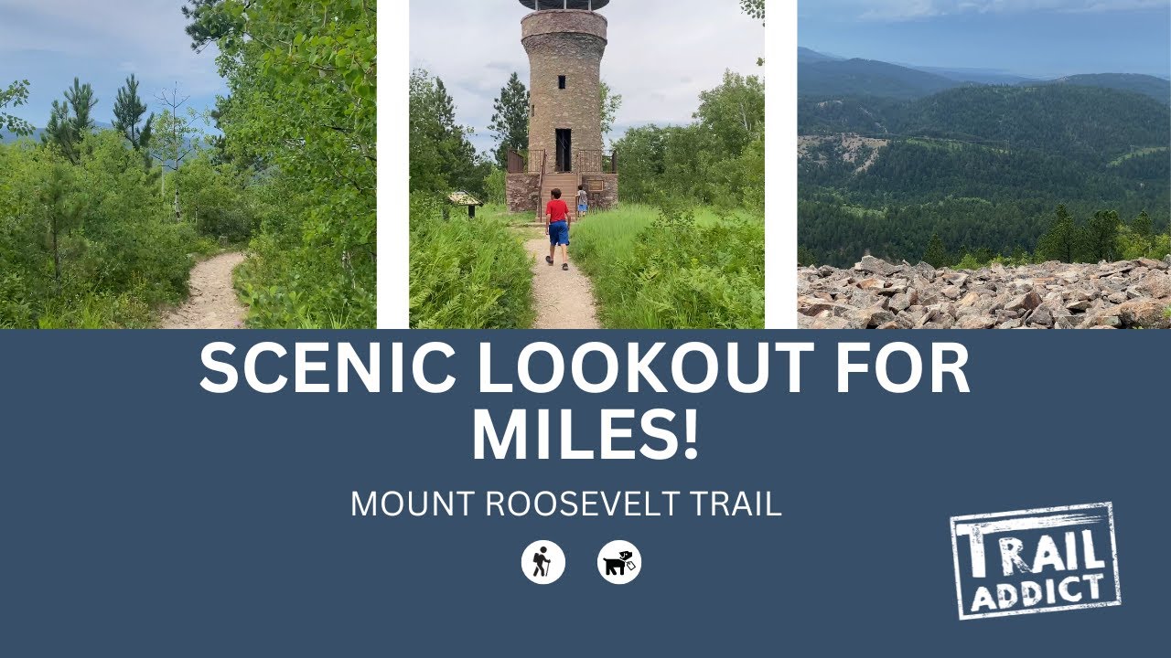 Mount Roosevelt (Deadwood, SD) - This trail has a scenic outlook where you can see FOR MILES