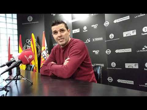 Rueda de prensa Xavi Molist C. E. L'Hospitalet - Terrassa F. C. Temporada 18/19