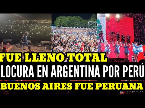 LOCURA POR PERÚ!!😱 MILES en ARGENTINA LLenan por VER a GRUPO PERUANO corazon serrano