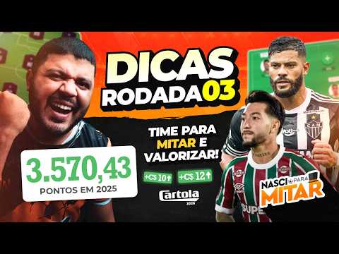 CARTOLA FC 2026 - DICAS RODADA 3 - TIME PARA MITAR RODADA 3