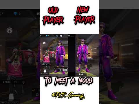 Old player vs New player to meet a Noob #freefire #noob #gamingfans #pkr