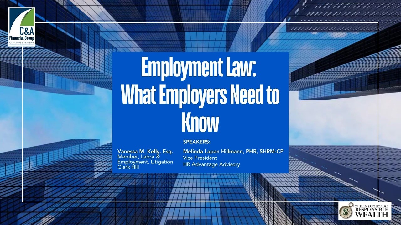 Employment Law: What Employers Need to Know