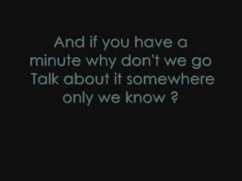 Keane - Somewhere Only We Know (Lyrics)