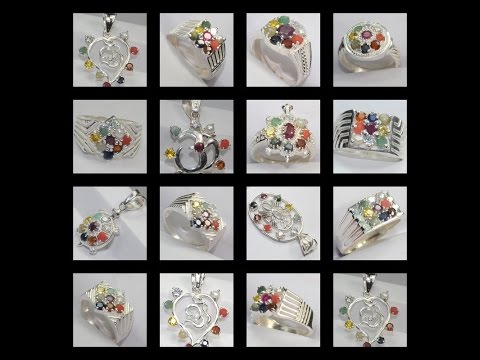 Navratna rings and pendants designs