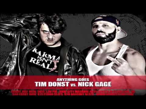 Tim Donst's Return Promo and Entrance