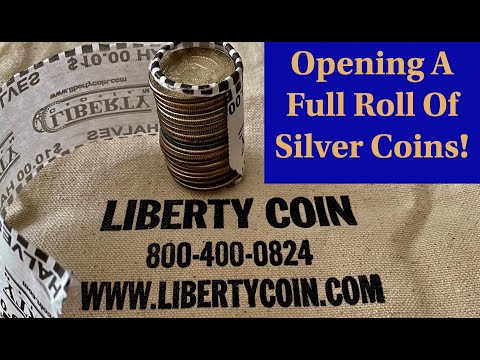 Opening A Full Roll Of Silver Coins!